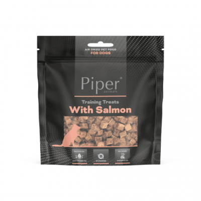 Piper Training Treats Salmon натурални лакомства за кучета със сьомга, подходящи за обучение, 130 г