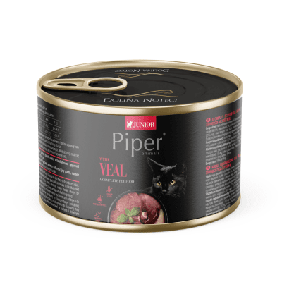 Piper Cat Junior 185 г телешко / 12 бр.  СТЕК