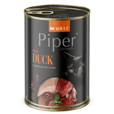 Piper Cat храна за котки с патица, 400 г