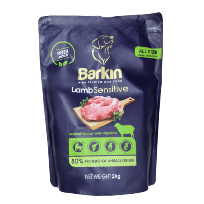 Barkin High Premium храна за кучета с агне, 2 кг