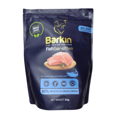 Barkin High Premium храна за кучета с риба, 2 кг