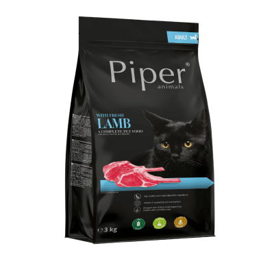 Piper Cat Lamb, храна за котки,  с агнешко месо, 3.00кг