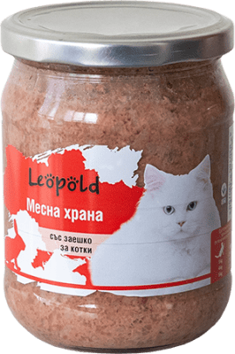 Leopold Cat храна за котки със заешко месо, буркан, 6х460 г
