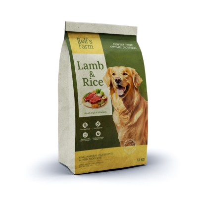 Rolf’s Farm Adult Lamb&Rice – храна за кучета над 1 година с агне и ориз 12 кг