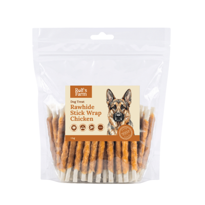 Rolf`s Farm - лакомство за кучета, солети кожа с пилешко 12см, 10-12 г , 1 кг