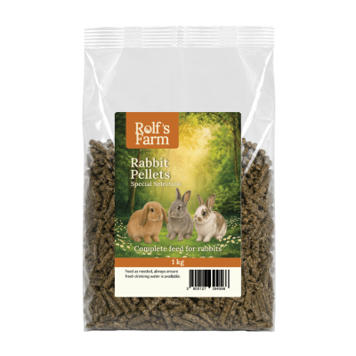 Rolf's Farm Rabbit Pellets - пълноценна храна за зайци на пелети, 1 кг