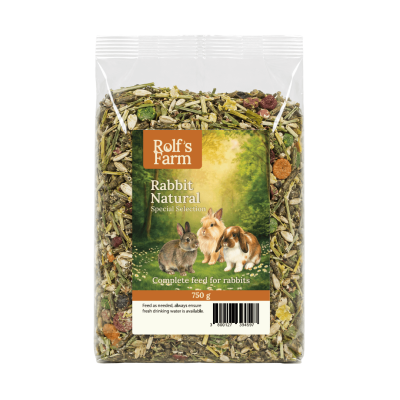 Rolf's Farm Rabbit Natural Mix - пълноценна натурална храна за зайци, 750 г