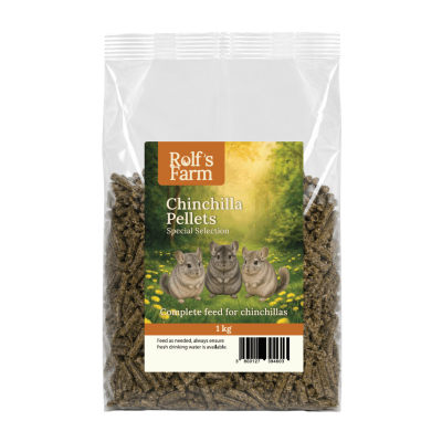 Rolf's Farm Chinchilla Pellets  - пълноценна храна за чинчила на пелети, 1 кг