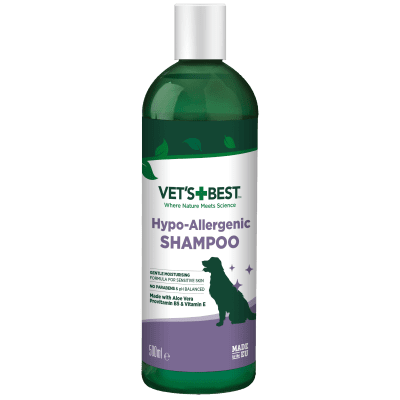 Vets`Best Hypo Allergenic, шампоан натурален хипо алергенен с Алое и Витамин Е, 470мл