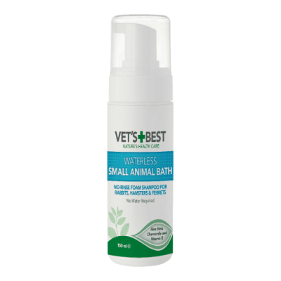 Vet's Best Waterless Small Animal Bath шампоан-пяна за дребни животни без отмиване, 150 мл