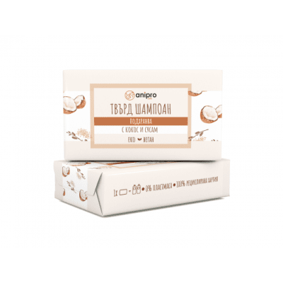 anipro Подхранващ Твърд шампоан с кокос и сусам 60 г