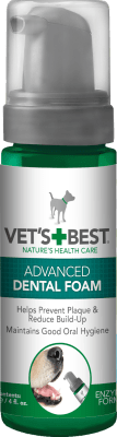 Vet’s Best Advanced Dental Foam 150 мл – Дентална пяна с ензими за кучета - здравец, мента и карамфил