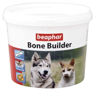ПРОМО Beaphar Bone Builder - Хранителна добавка за здрави кости, 500 г 1 + 1 БЕЗПЛАТНО