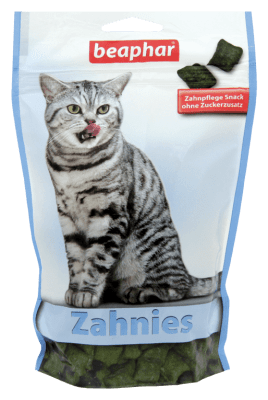 Beaphar Zahnies - дентални хапки коте - 150 гр