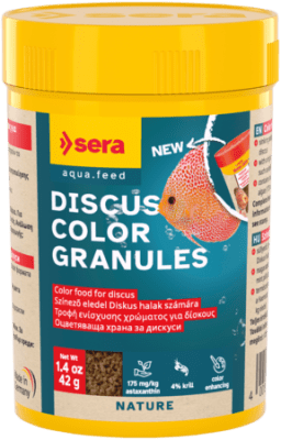 sera Discus Nature 100 мл - меки гранули за всички дискуси