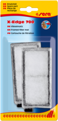 sera framed filter mat, white for X-Edge 700 – филтърна подложка за филтър за ъгъл - 2 бр.