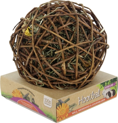 ESVE Hooibal - върбова топка с ливадно сено и невен, 14 см