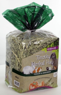 ESVE Timothy Hay - сено от тимотейка с домати и живовляк, 600 г