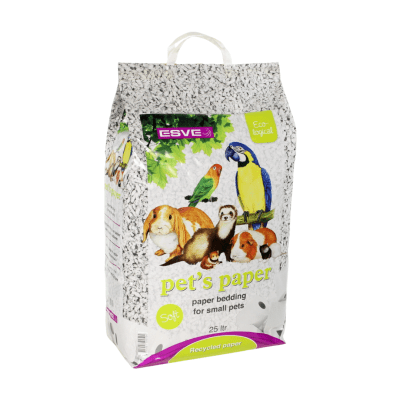 Esve Pet`s Paper постелка за дребни животни от рециклирана хартия, 9 кг/25 л