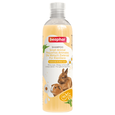 Beaphar Small Animal Camomile&amp;Aloe vera - хипоалергенен шампоан с лайка и алое вера за екзотични домашни любимци,   250 мл