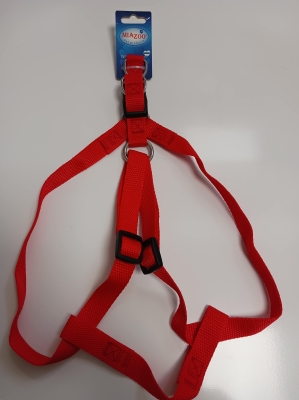 Нагръдник лента едри 25мм полипропиленов червен