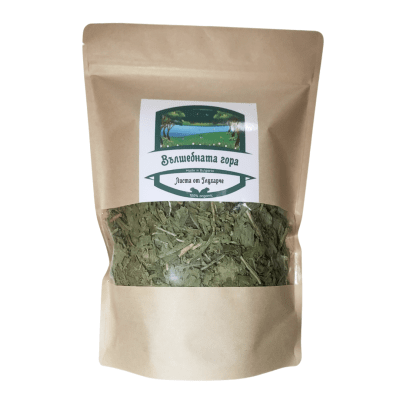 Вълшебната гора  „Листа от глухарче“ - натурална храна за зайци, морски свинчета и други малки животни, сушени листа от глухарче, 100 г