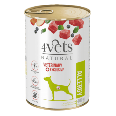 4Vets Natural Allergy храна срещу алергии , 400 г