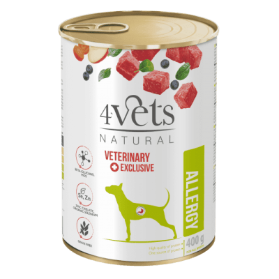 4Vets Natural Allergy храна срещу алергии , 400 г