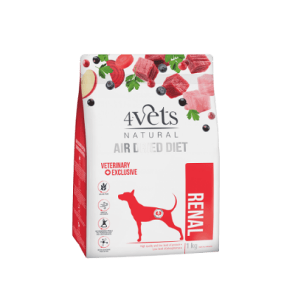 4Vets Natural Renal суха храна за бъбречни проблеми, 1 кг