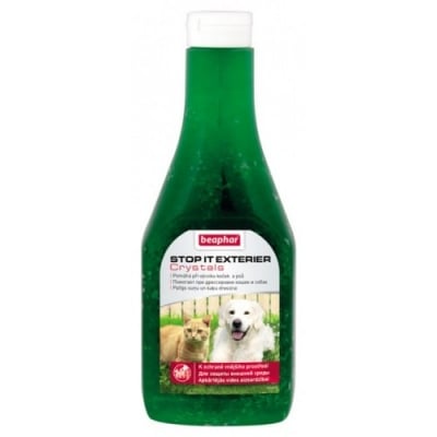 Beaphar Crystals, Oтблъскващи кристали за кучета и котки, за открити площи, 480гр