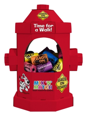 Bags on Board Fire Hydrant диспенсер пожарен кран - за 60 ролки торбички за отпадъци