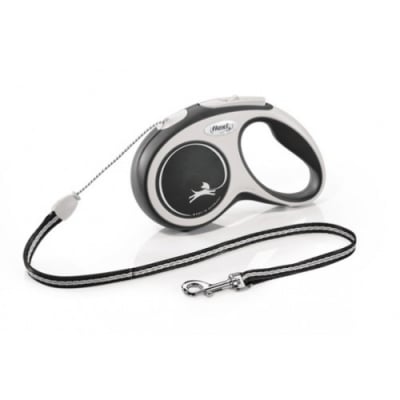 flexi Comfort М - 5м въже, до 20кг, черно