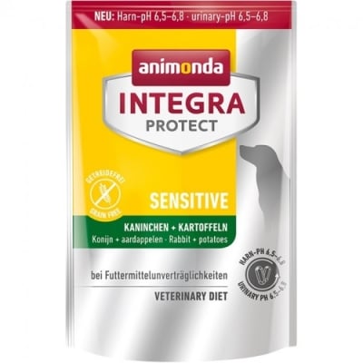 Профилактична храна за кучета  Integra Protect Sensitive, с непоносимост към храна, основните симптоми на които са анален сърбеж и диария, 0,700гр