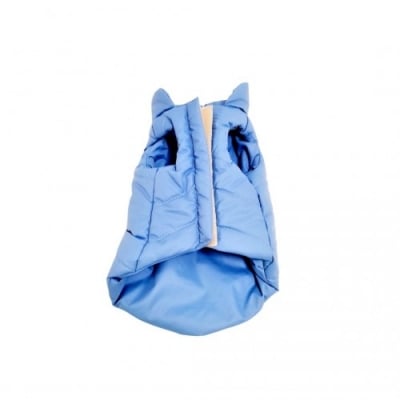 anipro яке за кучета модел Leо, ватирано, Синьо, S 23  см