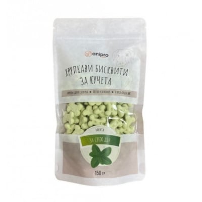 anipro бисквити с мента за свеж дъх, 150 гр