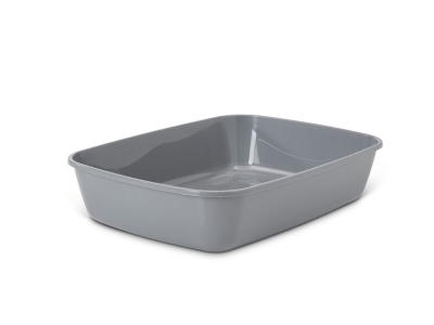 Котешка тоалетна Iriz 50х37х14 сиво БЕЗ БОРД