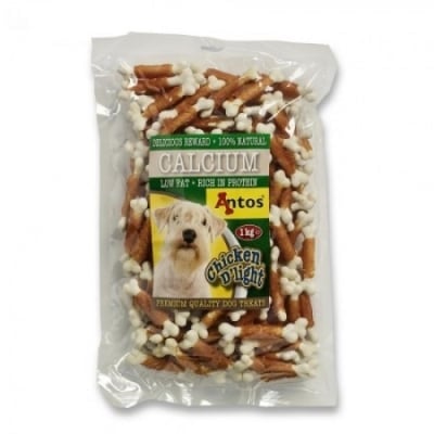 Chicken light Calcium кокалчета обвити с пилешко месо, 1кг