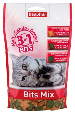 Beaphar Bits Mix котешки хапки микс - 150 гр