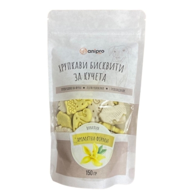 Anipro, бисквити с ванилия ароматни форми, 150 гр