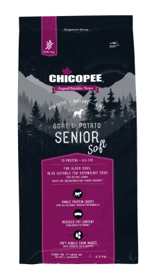 Chicopee Dog HNL Senior Soft+ мека гранула за възрастни кучета, козе и картофи, 2кг