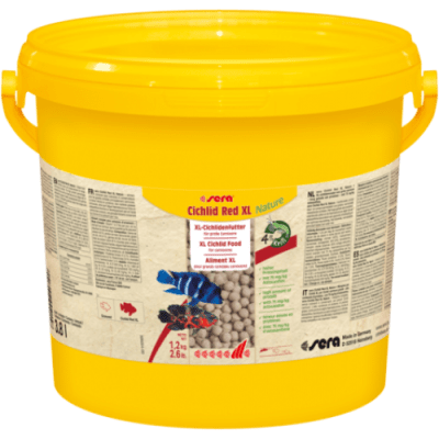 sera Cichlid Red XL Nature 1000 мл - гранулирана храна за цихлиди