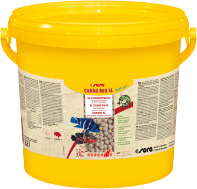 sera Cichlid Red XL Nature 1000 мл - гранулирана храна за цихлиди