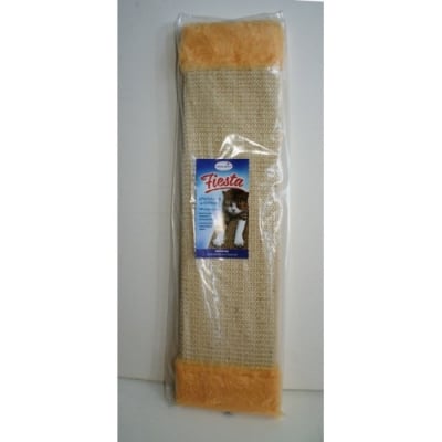Драскалка Fiesta с плюш 63 х 15см, бежово, с котешка трева