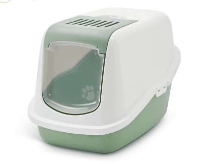 Кот. тоалетна къща Nestor 56х39х38.5 бяло/пастелно зелено