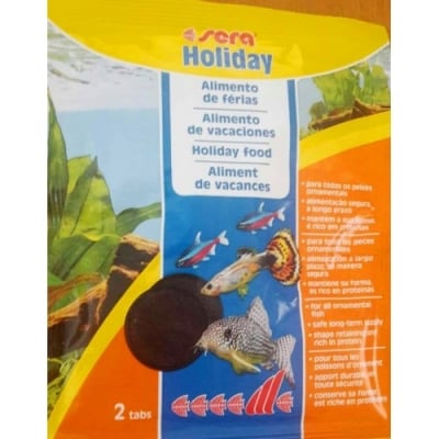 sera Holiday - 2 таблетки в пакетче - суха храна за една седмица