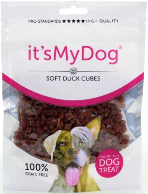 Its My Dog Duck Soft Cubes Grain Free, Лакомство за куче, меки кубчета патешко, 85гр, без зърно