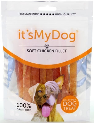 Its My Dog Chicken Soft Fillet Grain Free, Лакомства за куче, меко пилешко филе 85гр, без зърно