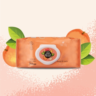 Pet Head Quick Fix Wipes 80 pk Мокри кърпички