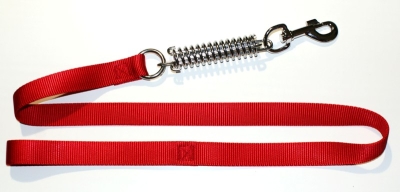 anipro Sport+ повод от лента с компенсираща пружина 2.5/40см син - за силно дърпащи кучета