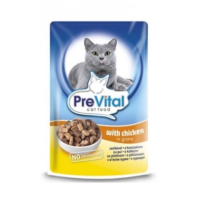 PreVital Pouch Cat пиле 24х100гр